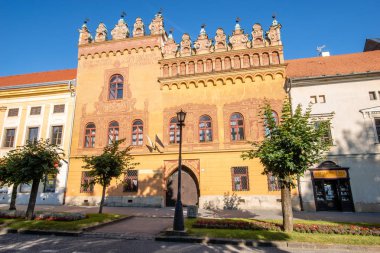 Levoca, Spis, Slovakya-Temmuz 2019:Tarihi konutlar