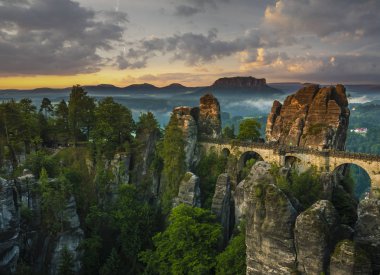 Bastei Köprüsü, Sakson İsviçre Ulusal Parkı, Almanya