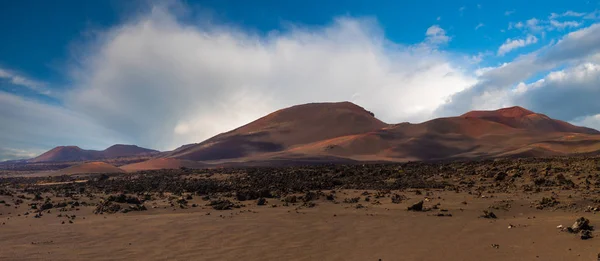 Parque nacional que protege a paisagem formada durante a erupção — Fotografia de Stock