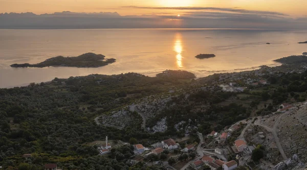 Sunrise on  Skadar Lake in Montenegro — Stock Photo, Image