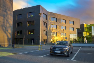Szczecin, Mart 2018: Araştırmanın modern yapı kompleksi