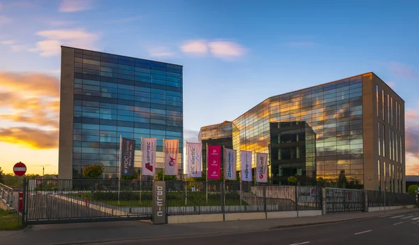 Щецин, Польша-май 2019 года: офисные здания Балтийского Бизнеса — стоковое фото