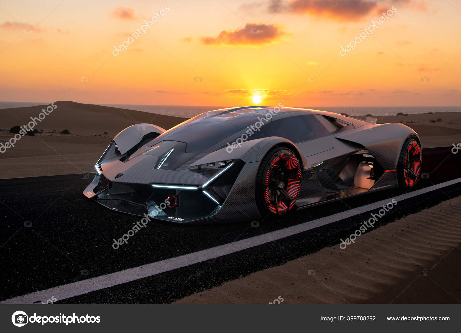 Lamborghini Terzo Millennio Concept Lamborghini's New Fully Electric  Hypercar Has – Stock Editorial Photo © MikeMareen #399788292