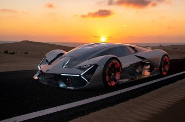 Lamborghini Terzo Millennio konsepti. Lamborghini 'nin yeni elektrikli hiperotomobili kendini iyileştirir.