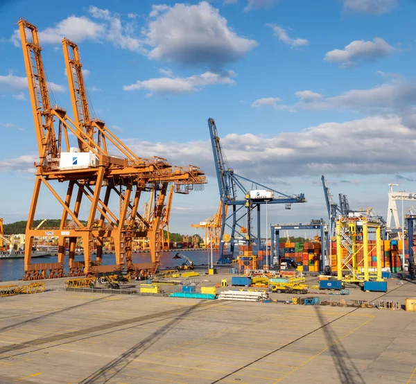 Baltic Container Terminal Gdynia — Stockfoto