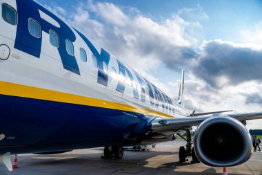 Düşük maliyetli Ryanair şirketine ait Boeing 737-800