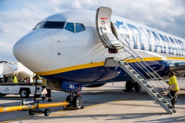 Düşük maliyetli Ryanair şirketine ait Boeing 737-800