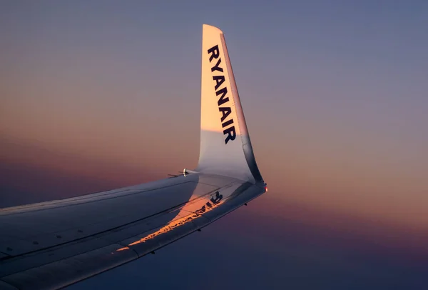 Winglet Boeing 737 800 Belonging Low Cost Ryanair Airline — Stock Photo, Image