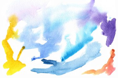 Soyut suluboya sıçraması. Bırak.