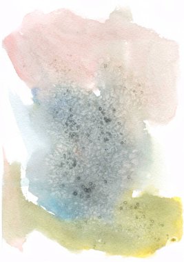 Soyut suluboya sıçraması. Suluboya çok renkli damla.