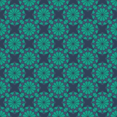 Geometrik desenli kusursuz bir arka plan. Duvar kağıdı deseni