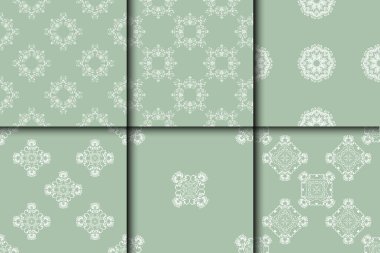 Arka planda kusursuz bir süs. Arka planda çiçek süsü var. Duvar kağıtları ve arka planlar için doku. Duvar kağıdı deseni