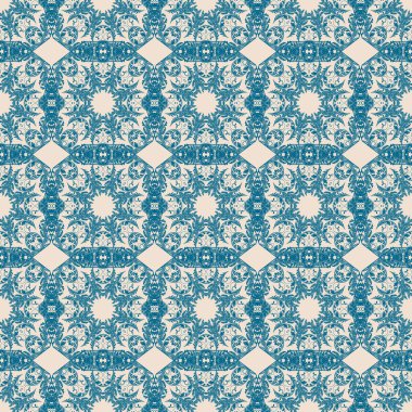 Arka planda kusursuz çiçek süsü var. Duvar kağıdı deseni