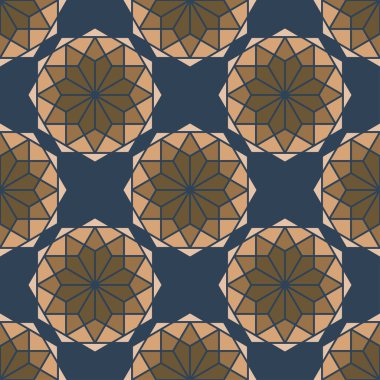 Geometrik desenli kusursuz bir arka plan. Duvar kağıdı deseni