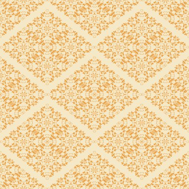 Arka planda kusursuz çiçek süsü var. Duvar kağıdı deseni