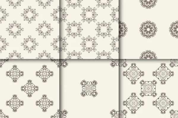 Naadloos Ornament Achtergrond Bloemen Ornament Achtergrond Textuur Voor Wallpapers Achtergronden — Stockvector