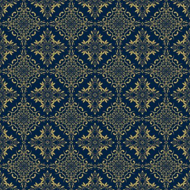 Süslü, kusursuz bir arka plan. Duvar kağıdı deseni