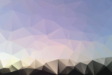 Geometrik şekillerin soyut arkaplanı. Çokgen arka plan. Vektör illüstrasyonu