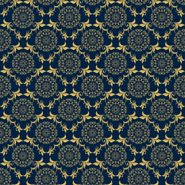 Arka planda kusursuz bir süs. Duvar kağıdı deseni