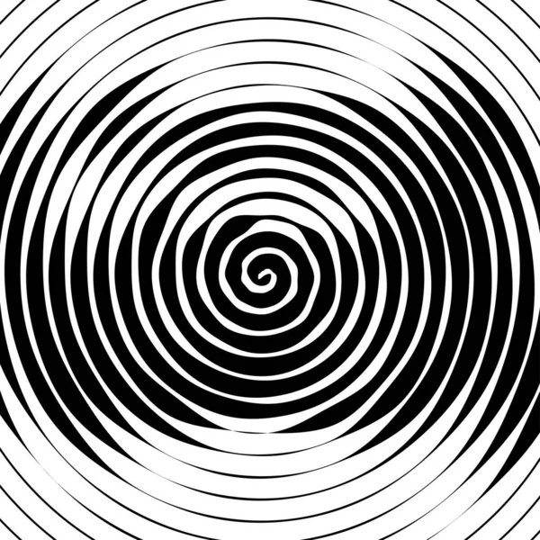 Abstrakter Hintergrund Vektorillustration Einer Psychedelischen Spirale Mit Radialen Strahlen Verdrehte — Stockvektor