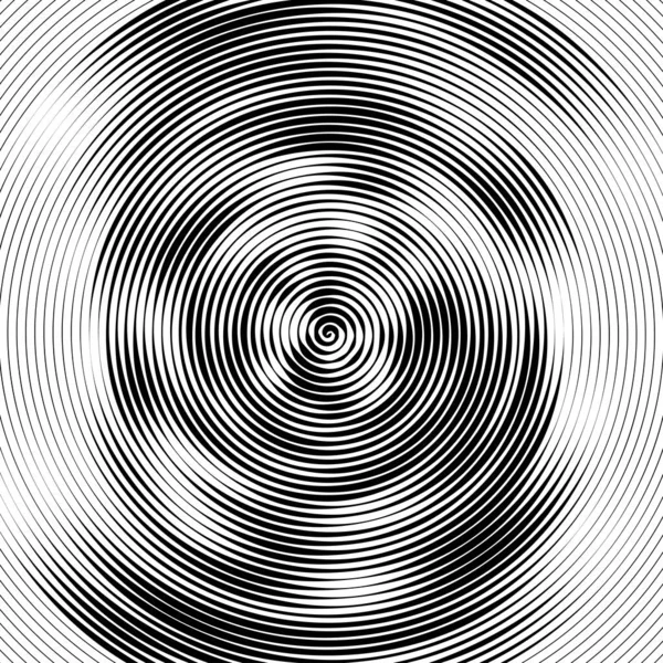 Abstrakter Hintergrund Vektorillustration Einer Psychedelischen Spirale Mit Radialen Strahlen Verdrehte — Stockvektor