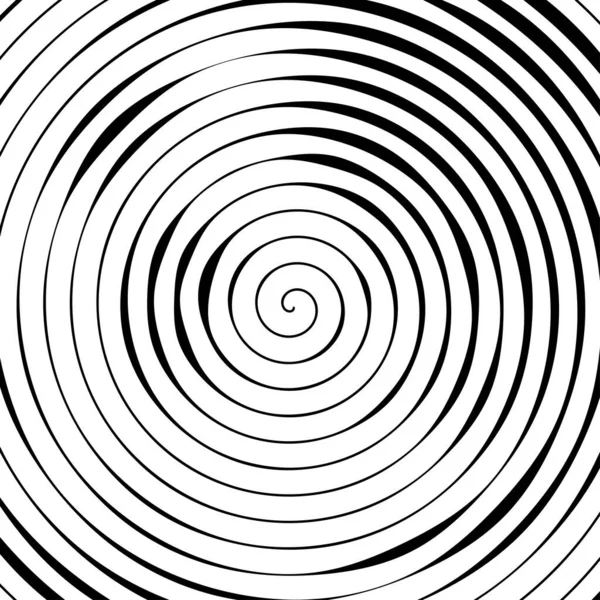 Abstrakter Hintergrund Vektorillustration Einer Psychedelischen Spirale Mit Radialen Strahlen Verdrehte — Stockvektor