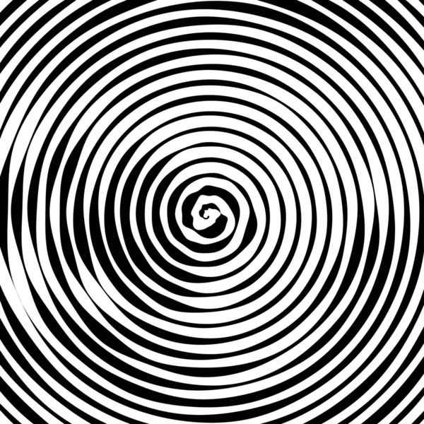 Abstrakter Hintergrund Vektorillustration Einer Psychedelischen Spirale Mit Radialen Strahlen Verdrehte — Stockvektor