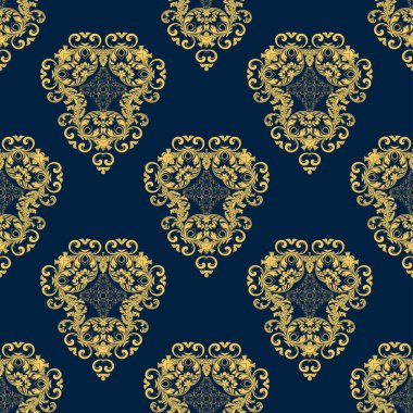 Arka planda kusursuz çiçek deseni var. Duvar kağıdı deseni. Tasarımın için şablon. Tekstil deseni