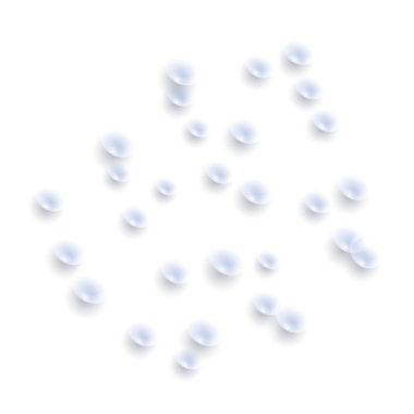 Şeffaf baloncuklu arka plan. Vektör illüstrasyonu