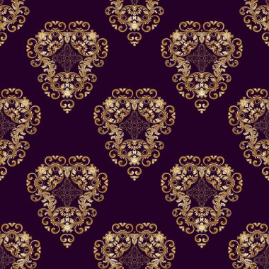 Arka planda kusursuz çiçek deseni var. Duvar kağıdı deseni. Tasarımın için şablon. Tekstil deseni