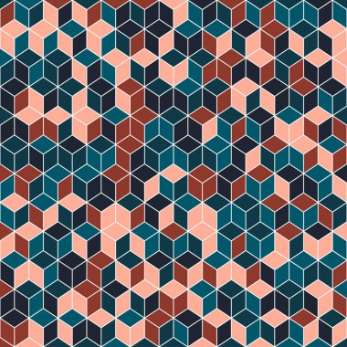 Küplerin arka planı. Vektör illüstrasyonu