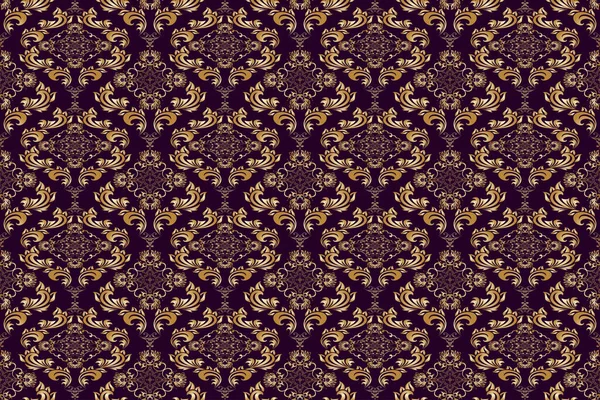 背景にはシームレスな花柄 壁紙のパターン デザインのテンプレート 織物模様 — ストックベクタ