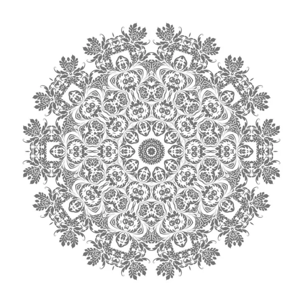 Gray Ornament Vector Illustration — Stock Vector