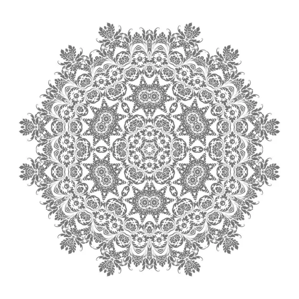 Gray Ornament Vector Illustration — Stock Vector