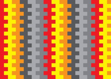 Arka planda dikdörtgenlerin geometrik mozaiği. Vektör illüstrasyonu