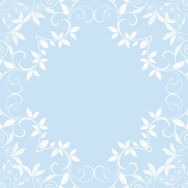 Arka planda kusursuz çiçek süsü var. Tasarımın için şablon. Duvar kağıdı deseni. Tekstil deseni