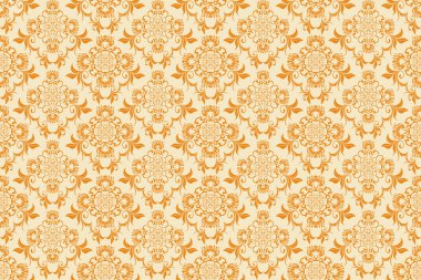 Arka planda kusursuz bir süs. Tasarımınız için lüks çiçek süsü. Tekstil deseni. Duvar kağıdı deseni