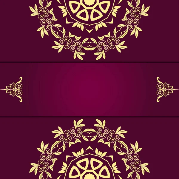 Abstracto Hermoso Diseño Mandala Fondo Plantilla Para Diseño Ilustración Vectorial — Archivo Imágenes Vectoriales