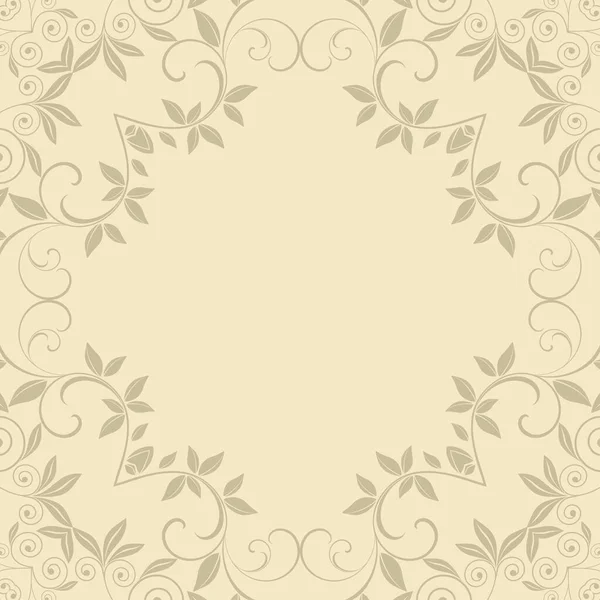 Ornamento Floral Sem Costura Fundo Modelo Para Seu Design Papel —  Vetores de Stock