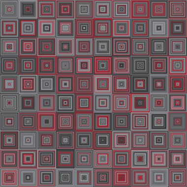 Soyut çizgili kare mozaik arka plan. Karelerin geometrik mozaiği