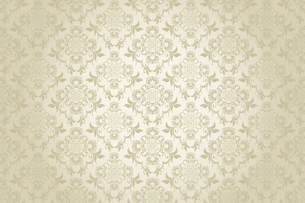 Arka planda kusursuz bir süs. Tasarımınız için lüks çiçek süsü. Tekstil deseni. Duvar kağıdı deseni