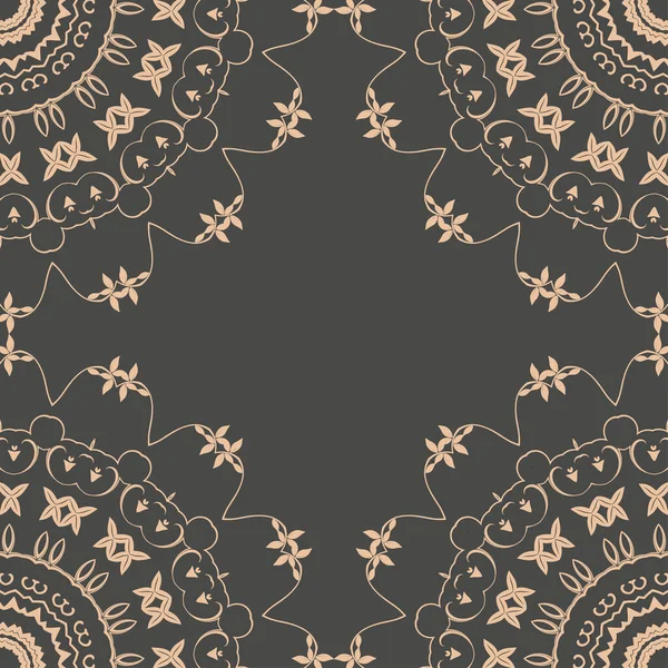 Arka planda kusursuz çiçek süsü var. Tasarımın için şablon. Duvar kağıdı deseni. Tekstil deseni