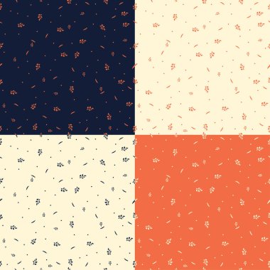 Dalları ve tüyler ile vektör sorunsuz soyut tasarım kalıbı tanımlar. Tasarım için duvar kağıdı, kumaş üreticileri.