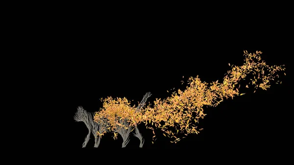 Καλλιεργούν Δέντρο Σχήμα Γάτας Οικολογικό Νόημα Απόδοση — Φωτογραφία Αρχείου