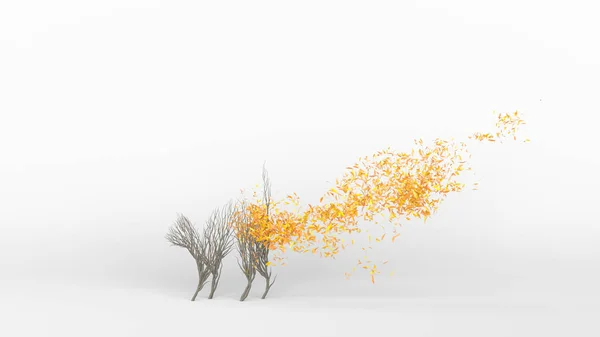 Rostoucí Strom Tvaru Kočky Eco Concept Vykreslování — Stock fotografie