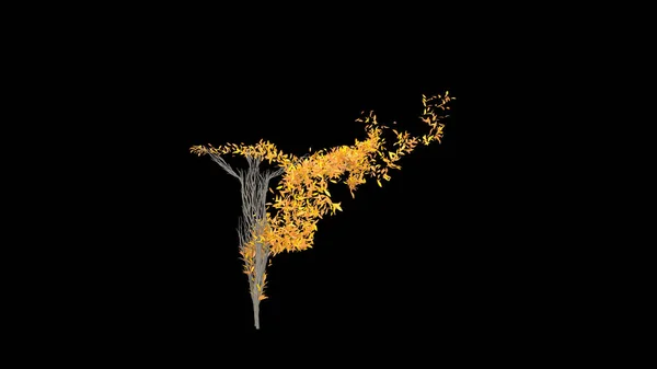 长得像人的树 生态概念 3D渲染 — 图库照片
