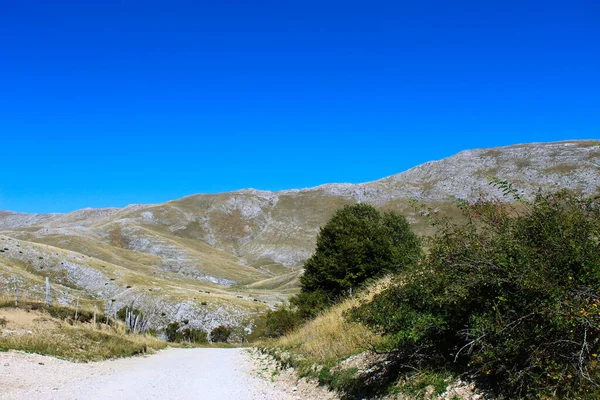 Estrada Para Montanha Bjelasnica Bósnia Herzegovina — Fotografia de Stock