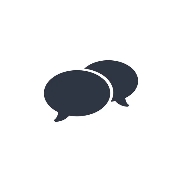 Chat Mail Mesage Icône Vecteur Plat Symbole Simple Eps10 — Image vectorielle