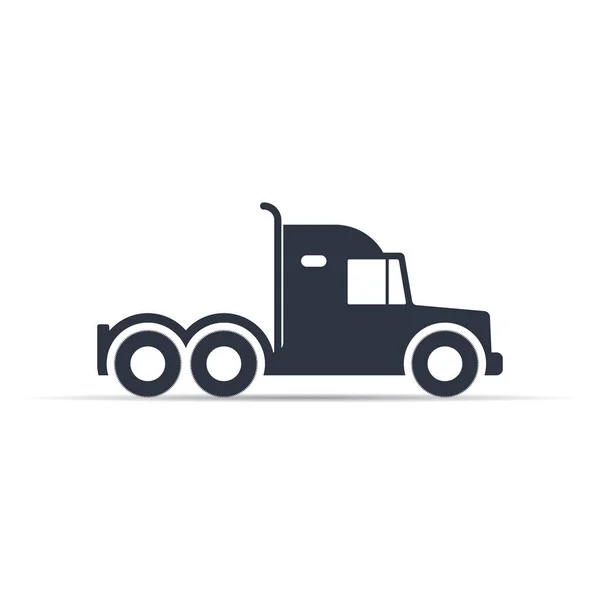 Icono del camión. icono de vector de camión. símbolo de transporte vector ilustración — Vector de stock