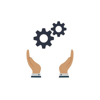 Beyaz arka planda el ele tutuşmalar. vektör sembolü EPS10